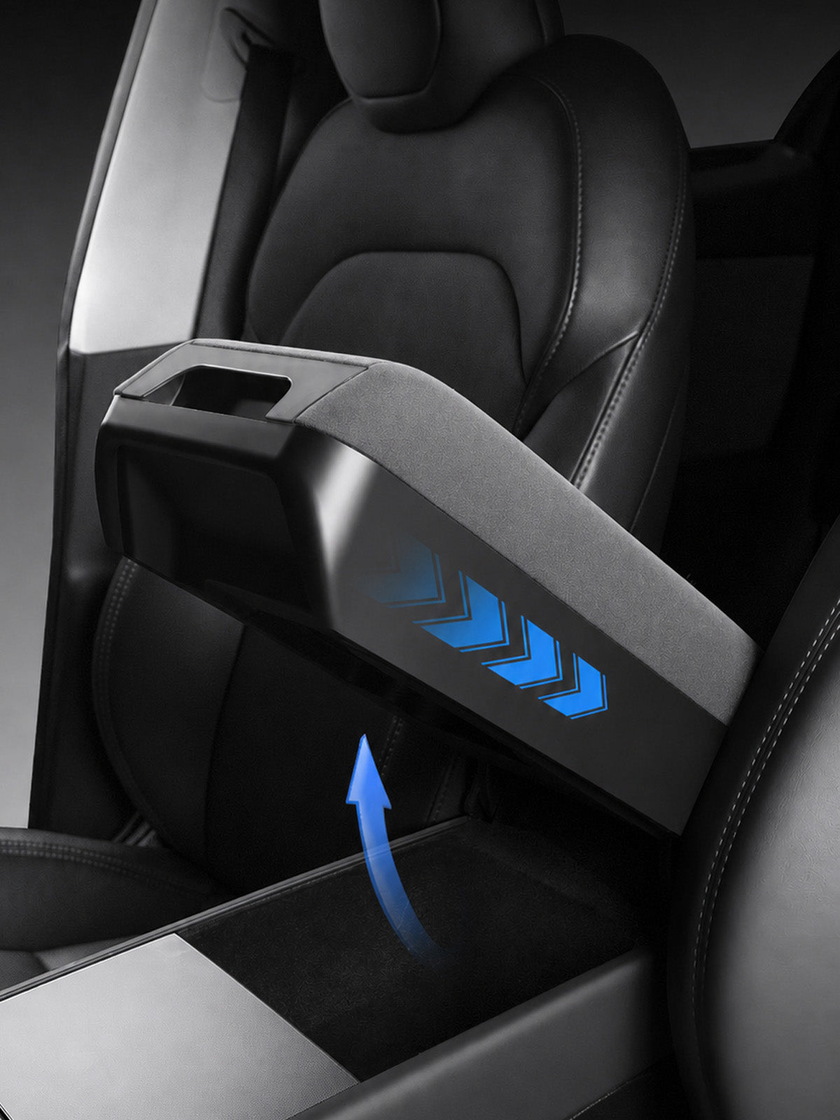 Réhausse d'accoudoir avec rangement pour Tesla Model 3 (2024+) et Y (2025+) — photo 3