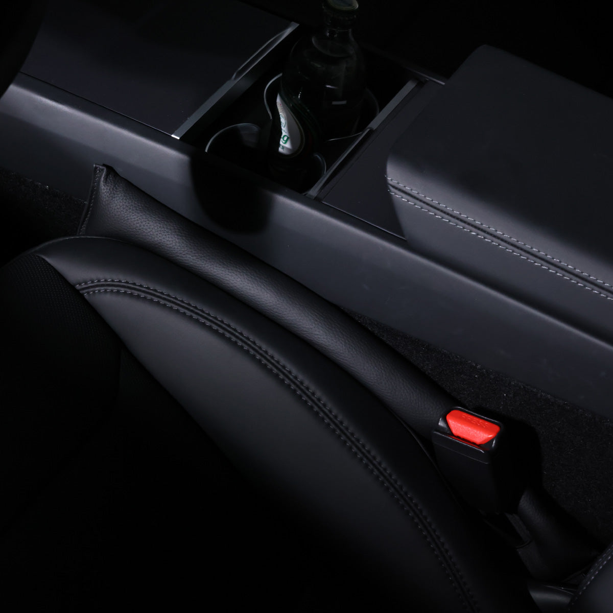 Comble-espace de siège cuir grainé pour Tesla — photo 4
