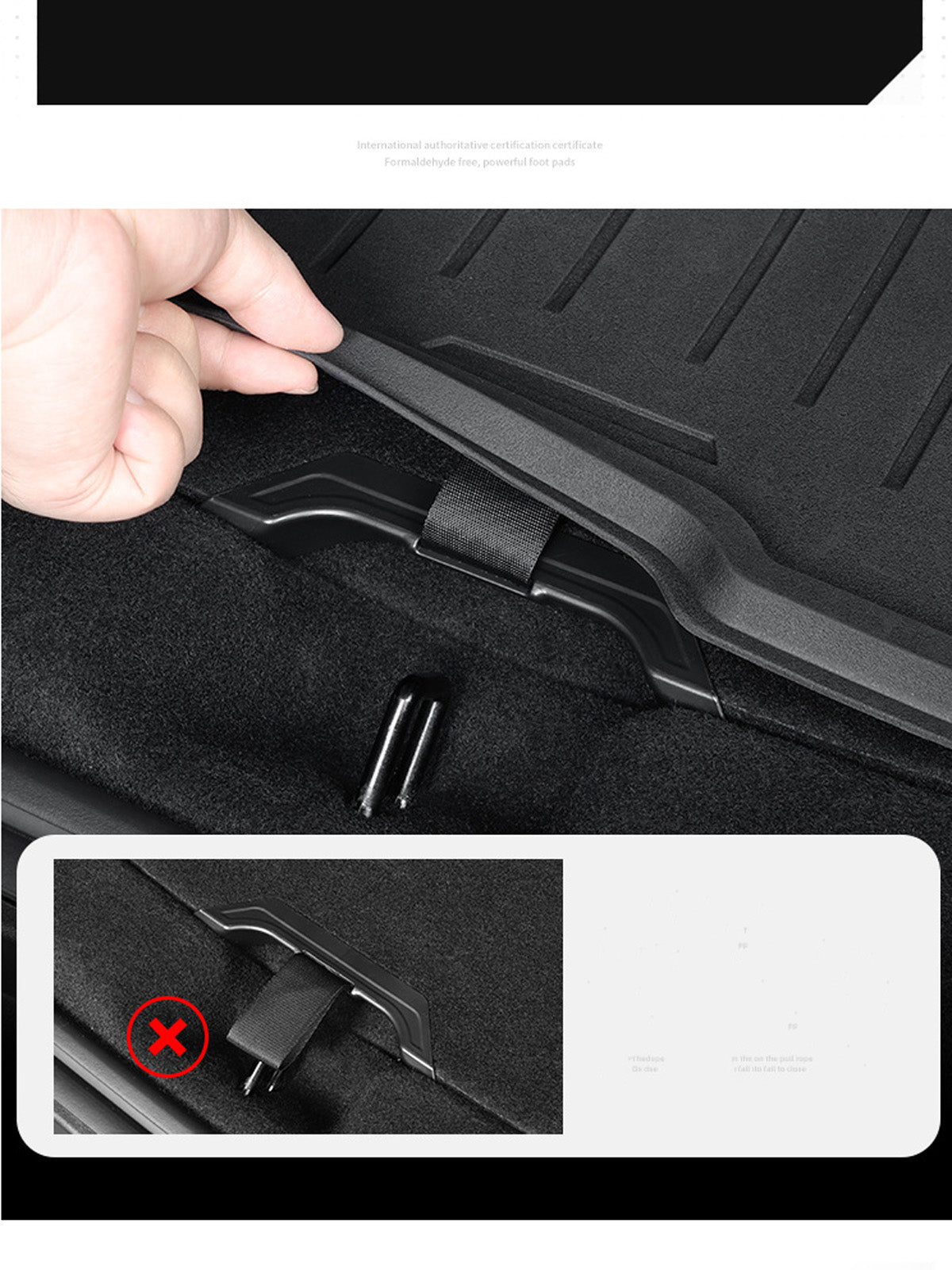 Tirettes de plancher de coffre pour Tesla Model Y Juniper (2025+) — photo 3
