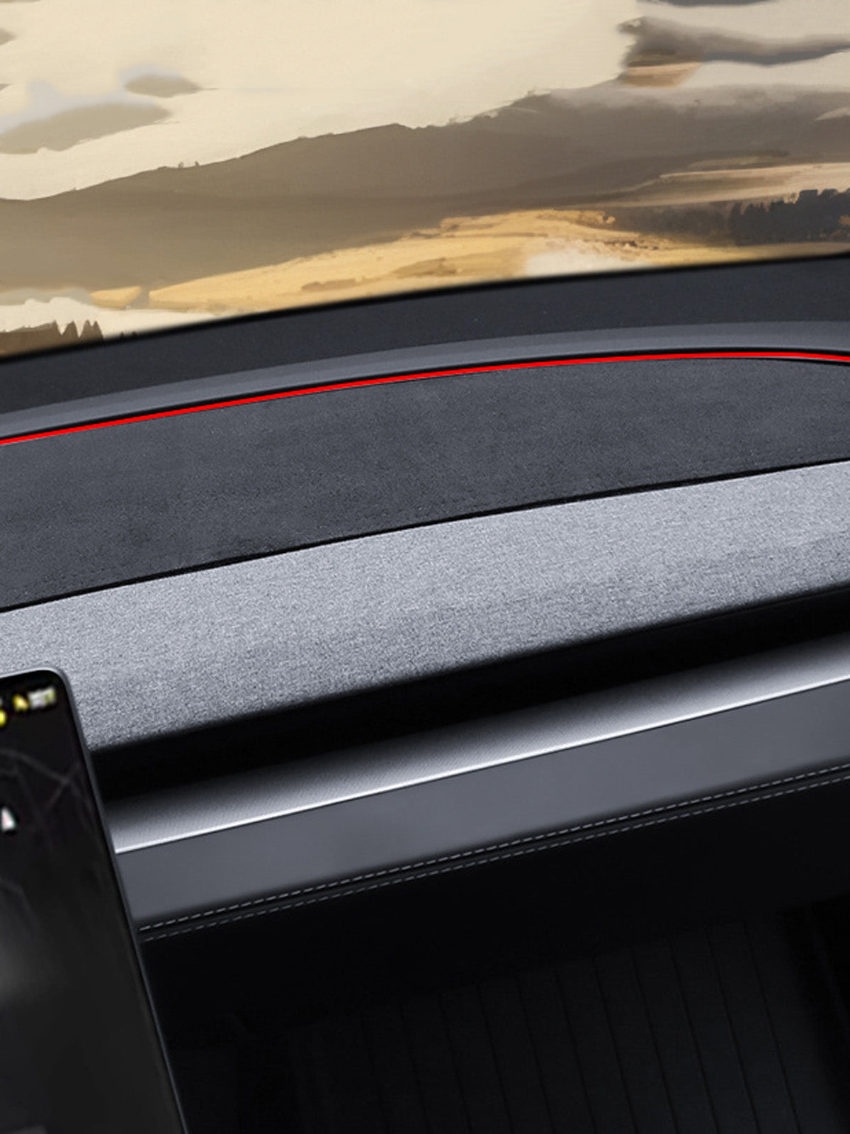 Tapis pare-soleil de console centrale pour Tesla Model 3 et Model Y — photo 5