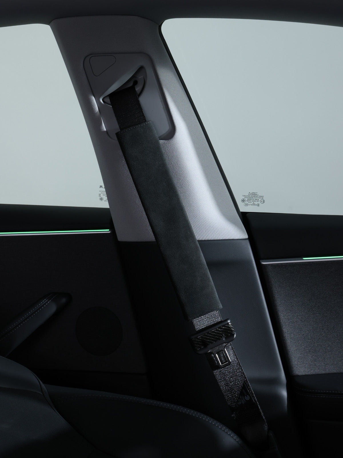 Fourreaux de ceinture alcantara pour Tesla — photo 8