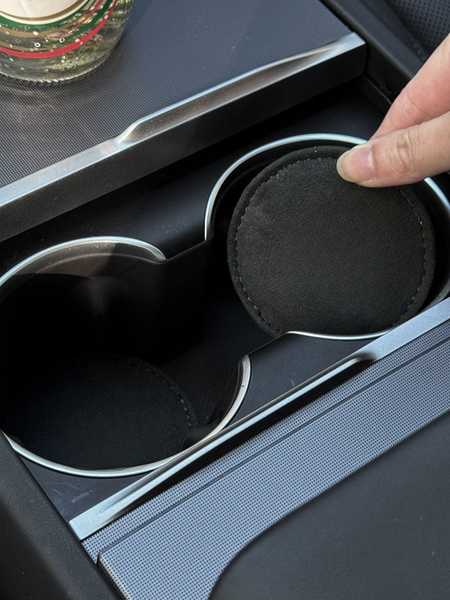 Fonds de porte-gobelet alcantara pour Tesla — photo 7