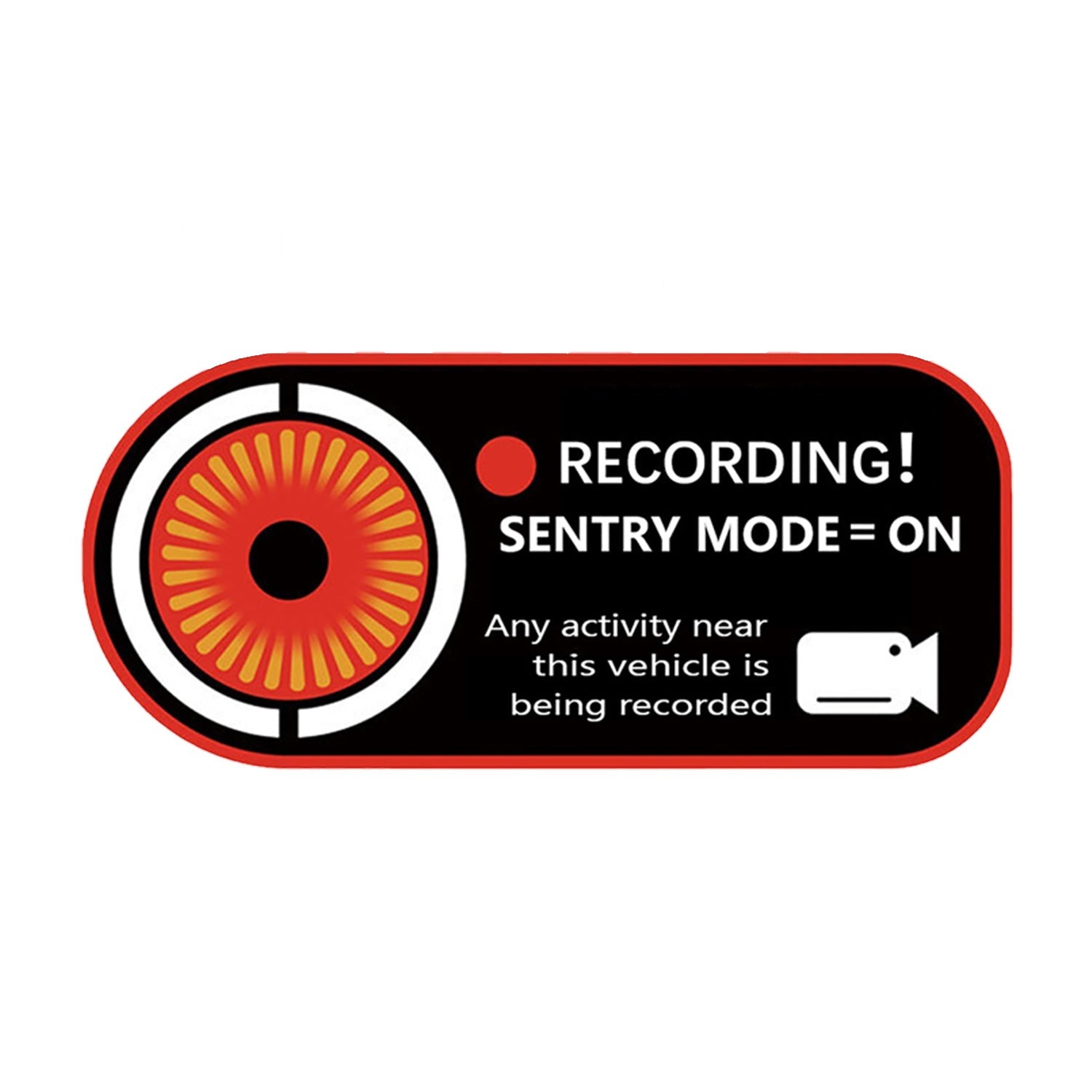 Stickers mode Sentinelle pour Tesla
