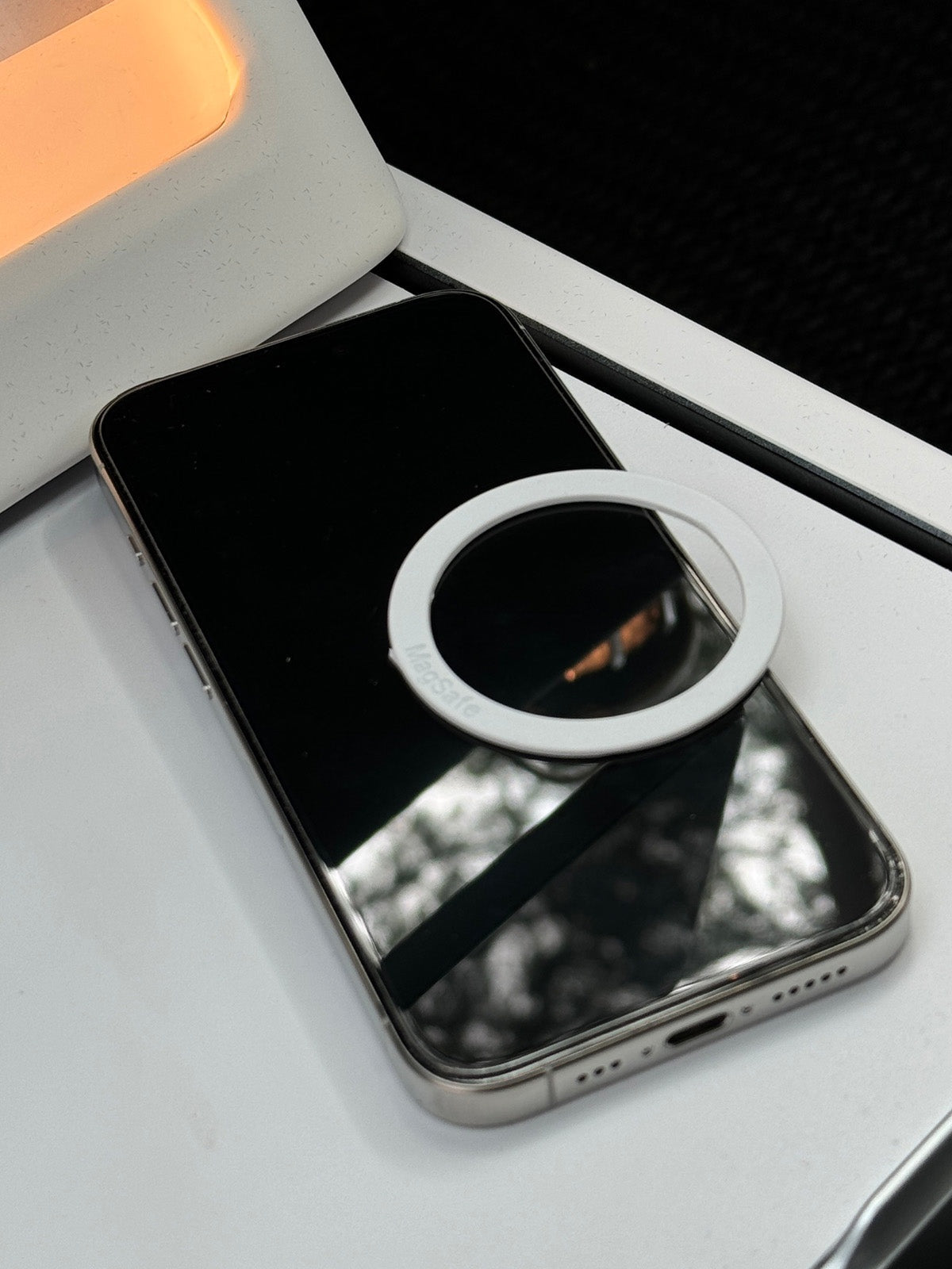 Anneau métal adhésif MagSafe pour Tesla — photo 2