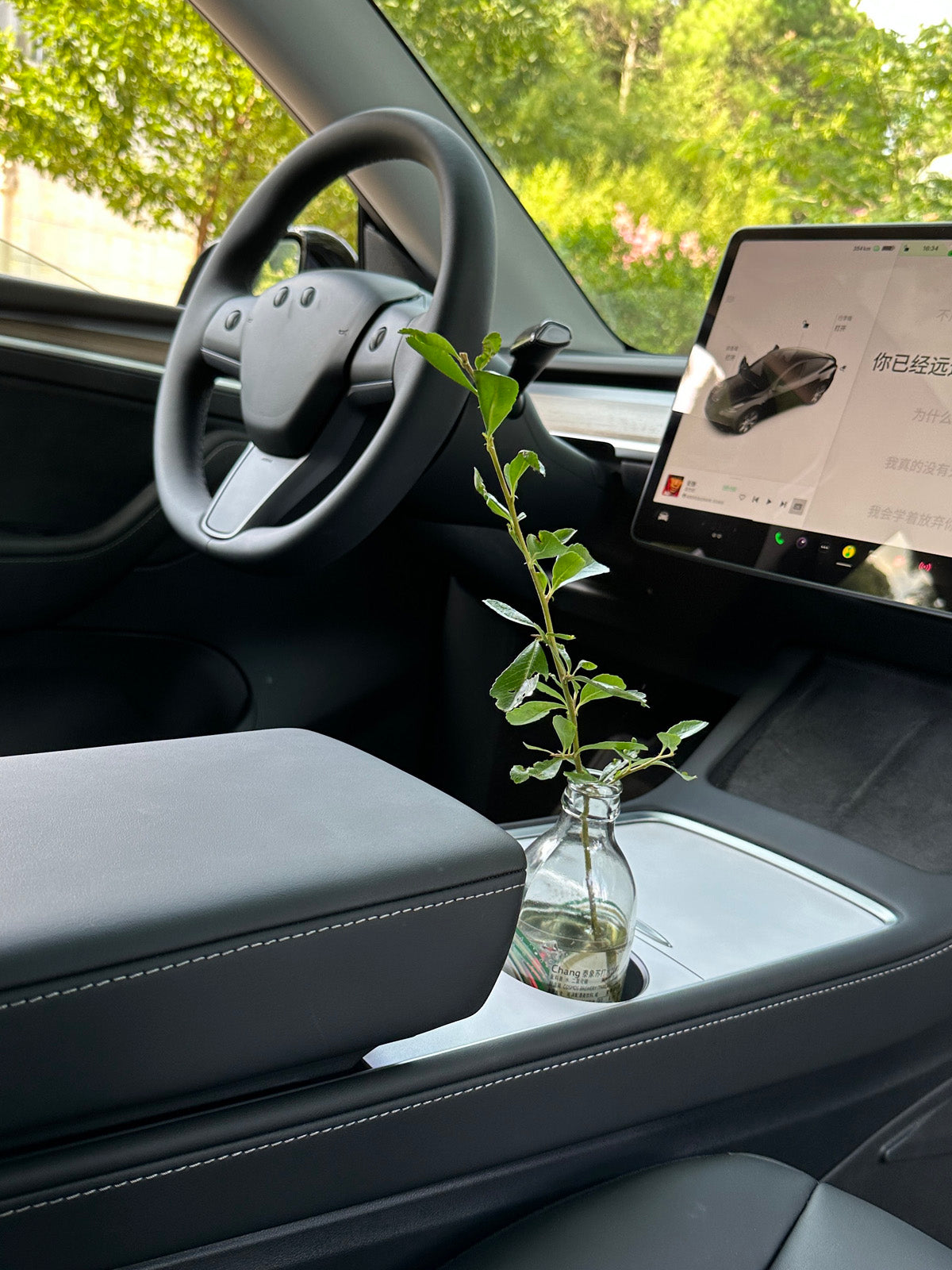 Film console centrale mat pour Tesla Model 3 et Model Y (av. 2024) — photo 5