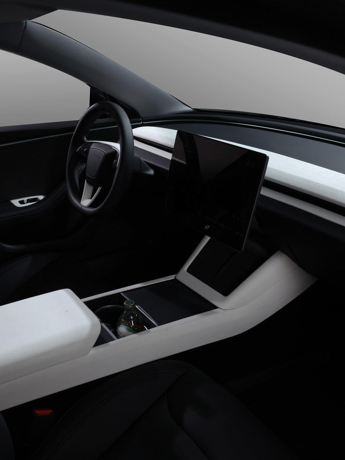 Caches boutons de vitres suède pour Tesla Model 3 et Y (2024+) — photo 6