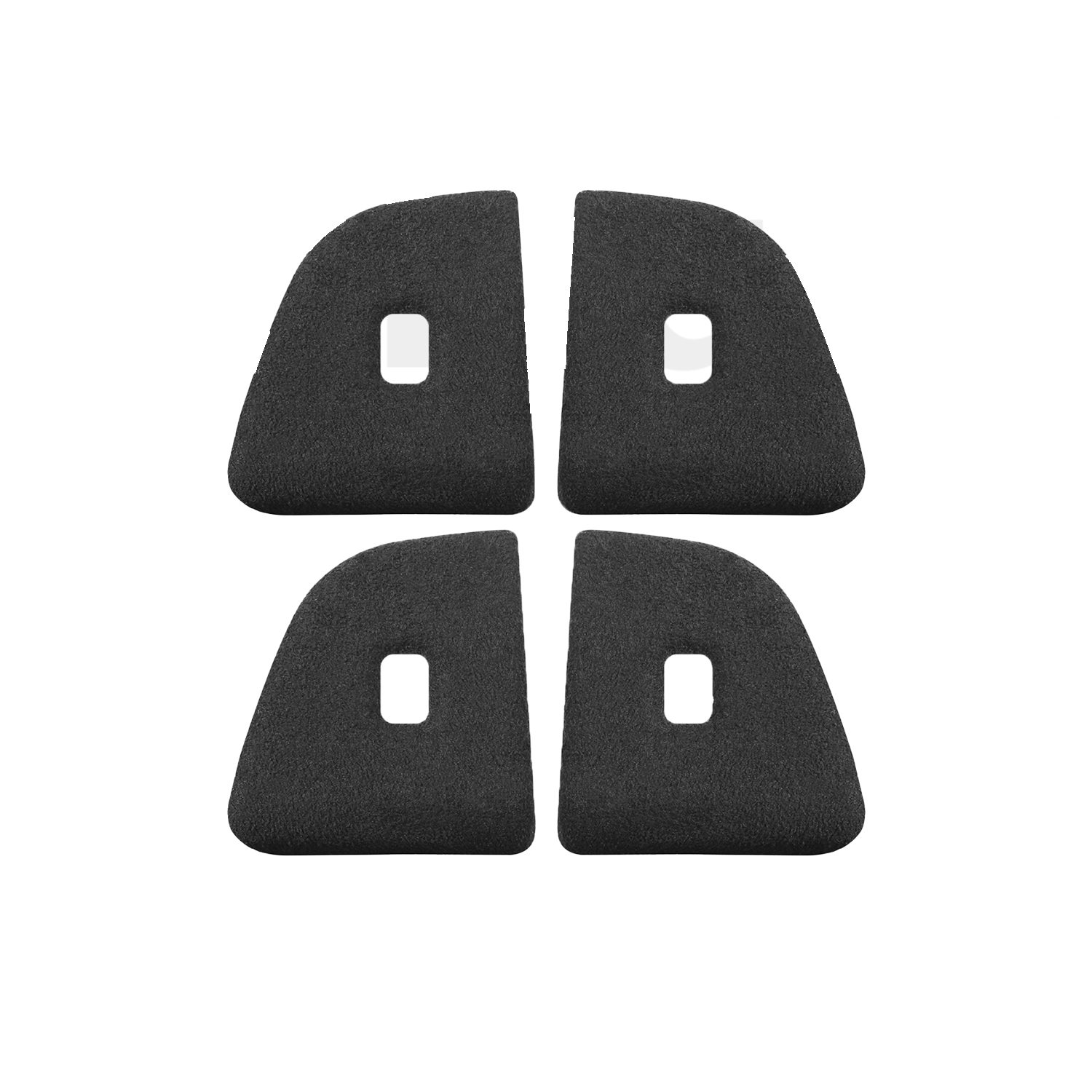 Caches boutons de portes alcantara pour Tesla Model 3 et Y (2024+) — photo 5