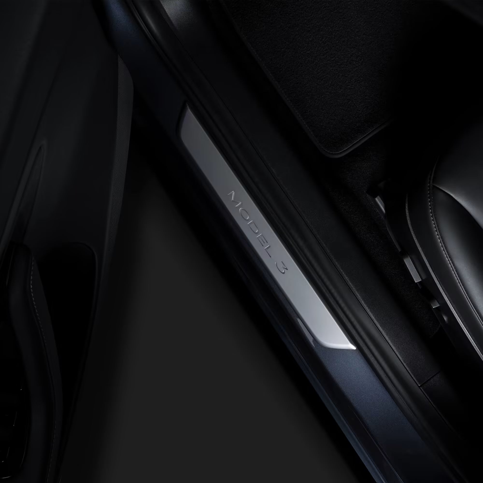 Seuil de porte rétro-éclairé Tesla Model 3