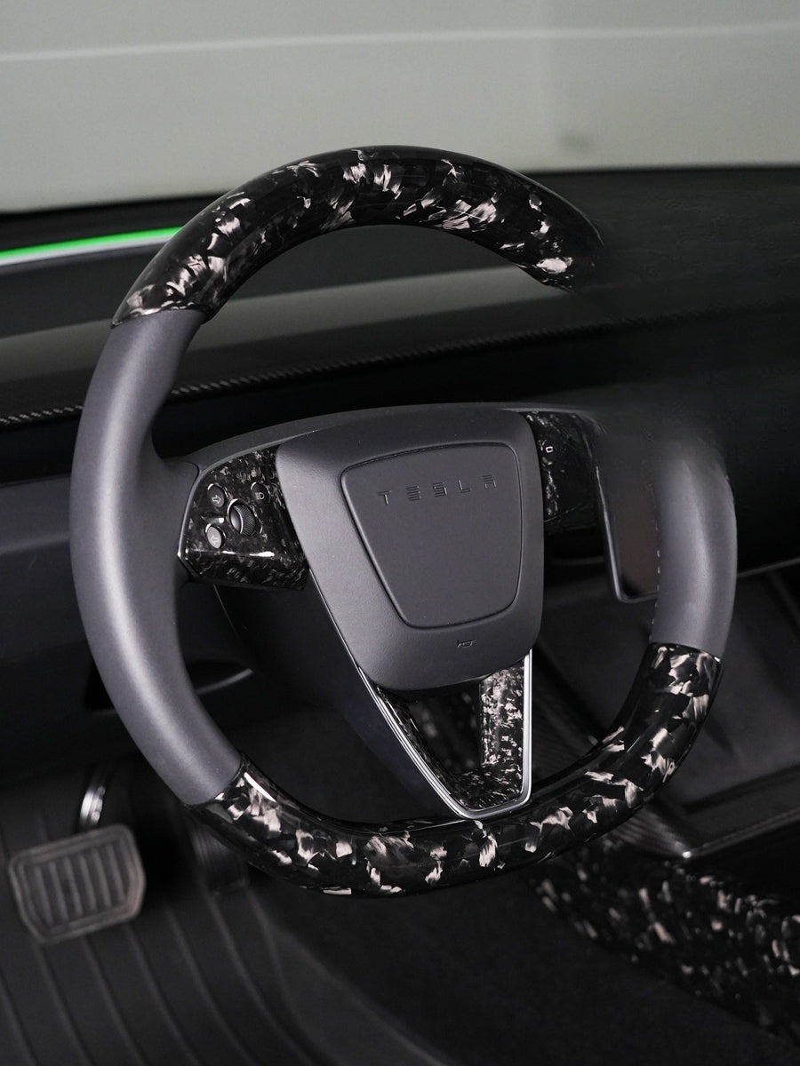 Inserts de volant carbone pour Tesla Model 3 et Y (2024+) — photo 6
