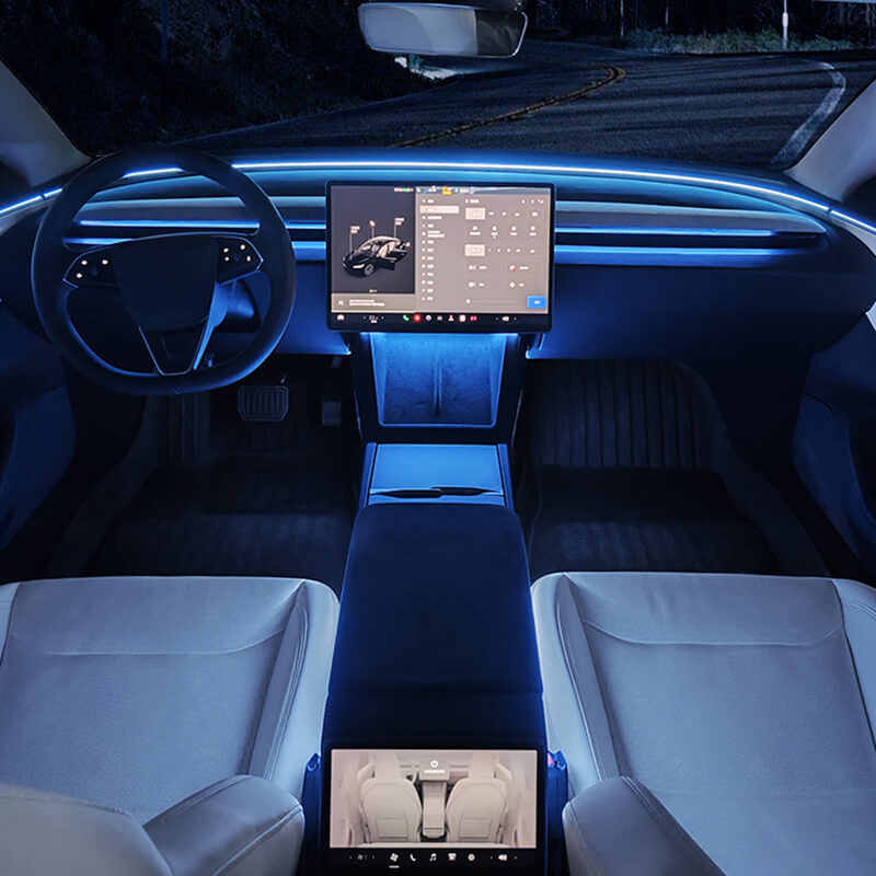 Éclairage d'ambiance Tesla — visuel 17