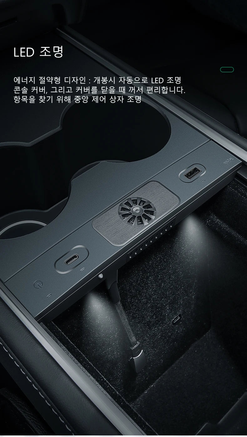 Station d'accueil USB avec diffuseur pour Tesla model 3/Y