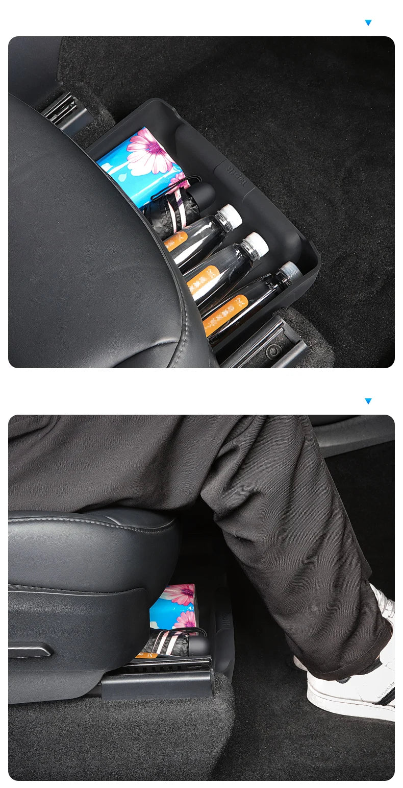 Boîte de rangement sous siege pour Tesla Model Y