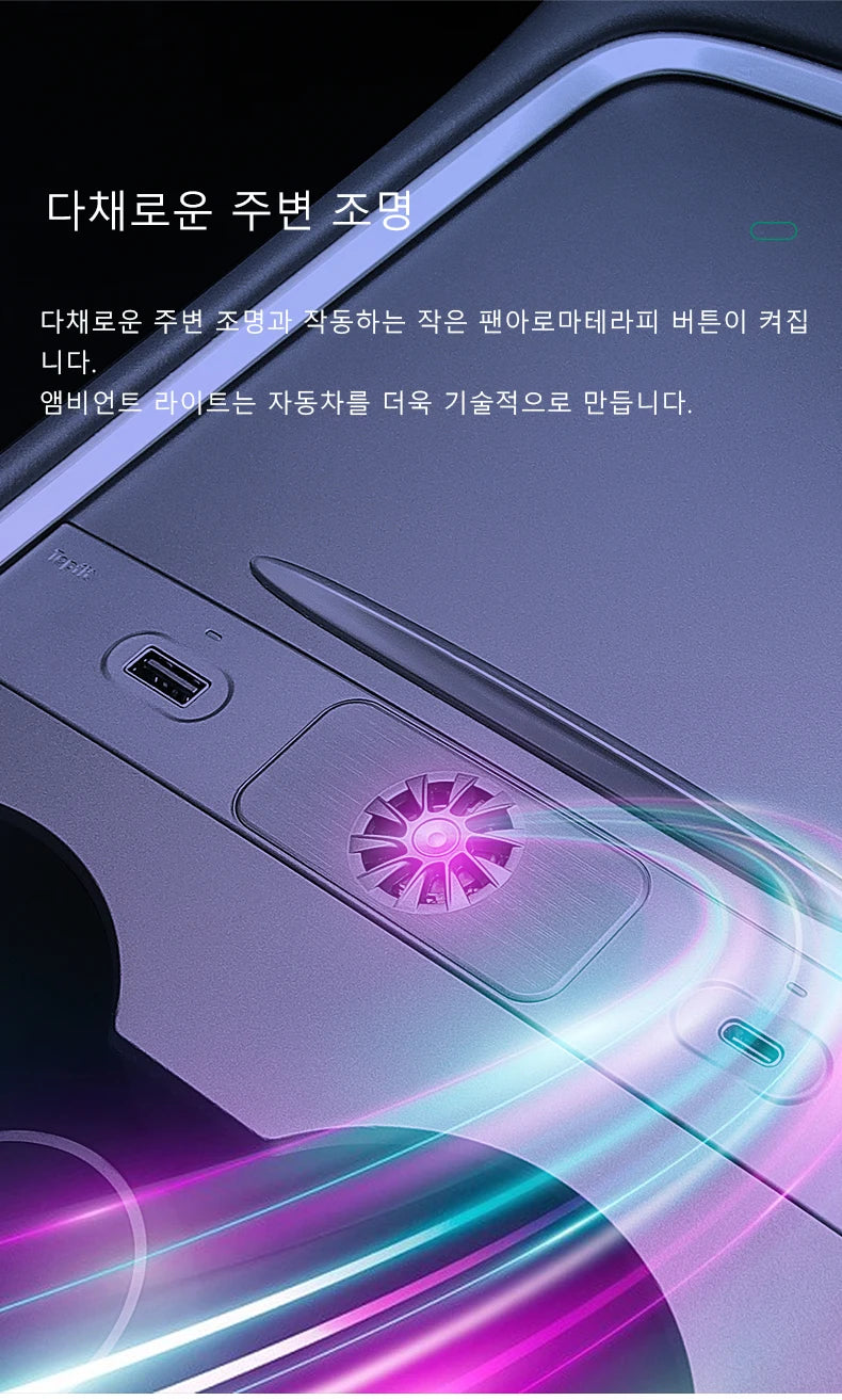 Station d'accueil USB avec diffuseur pour Tesla model 3/Y