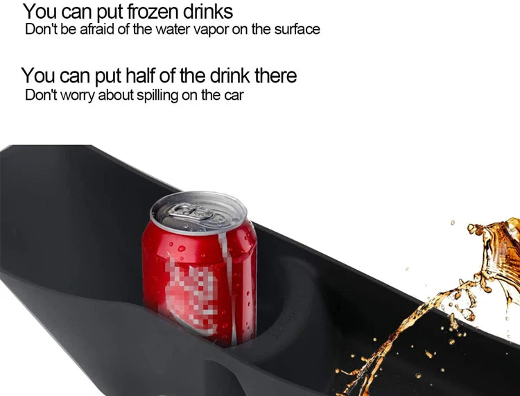 Boite de rangement coté porte en silicone pour Tesla Model Y