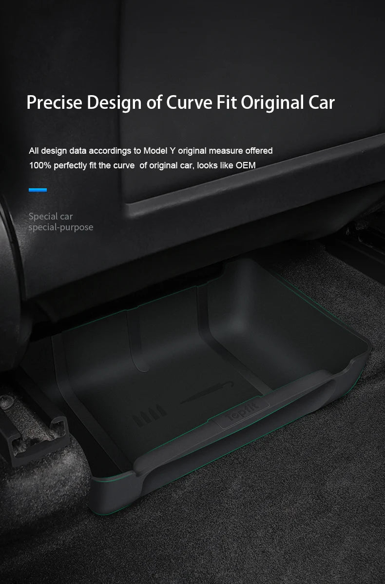 Boîte de rangement sous siege pour Tesla Model Y