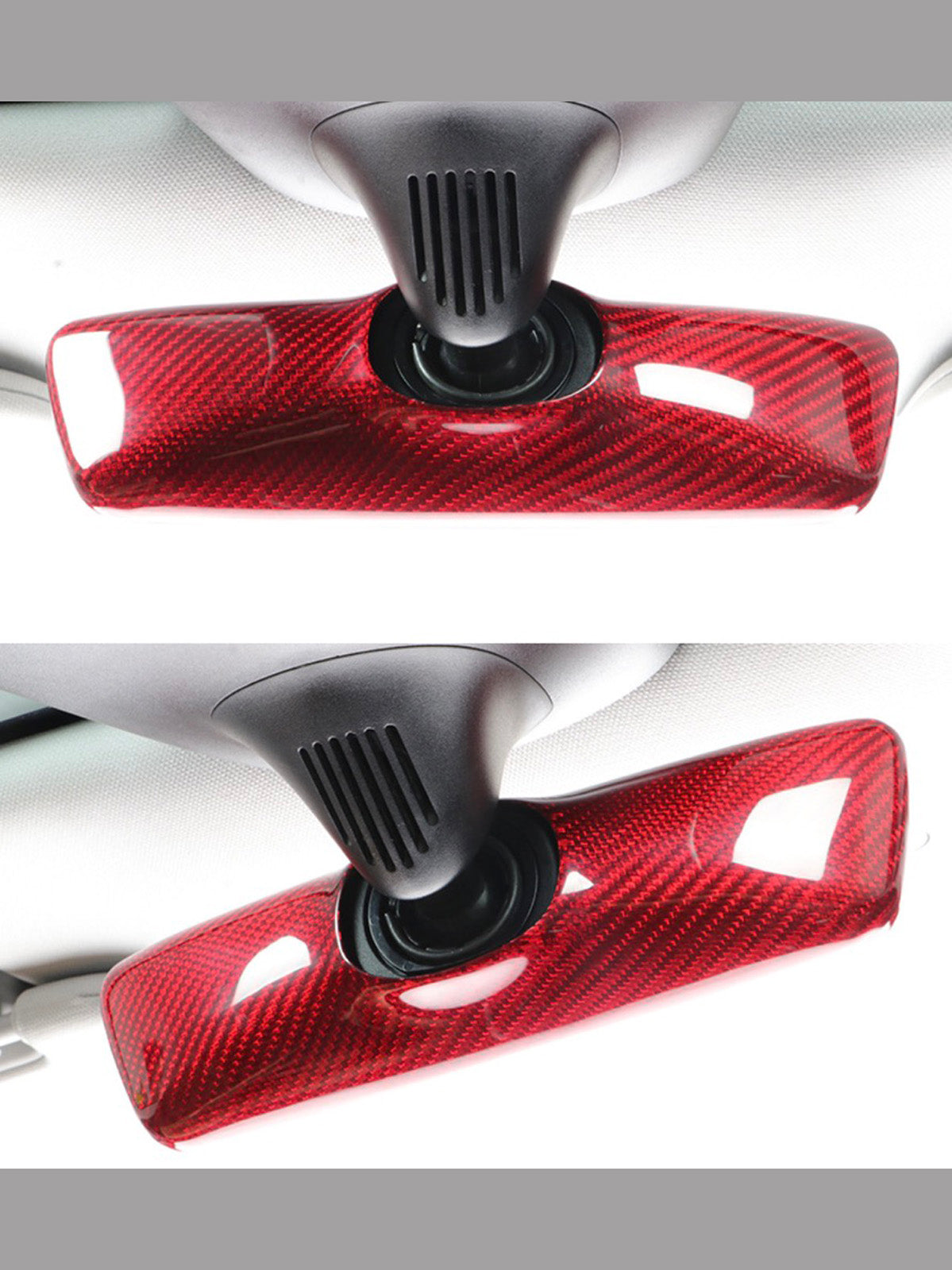 Coque de rétroviseur intérieur carbone pour Tesla Model 3 et Model Y — photo 3