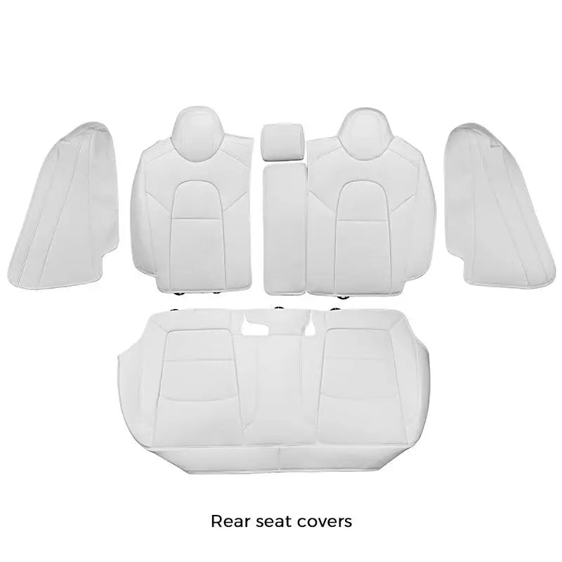 Housse de siège blanche pour Tesla Model Y