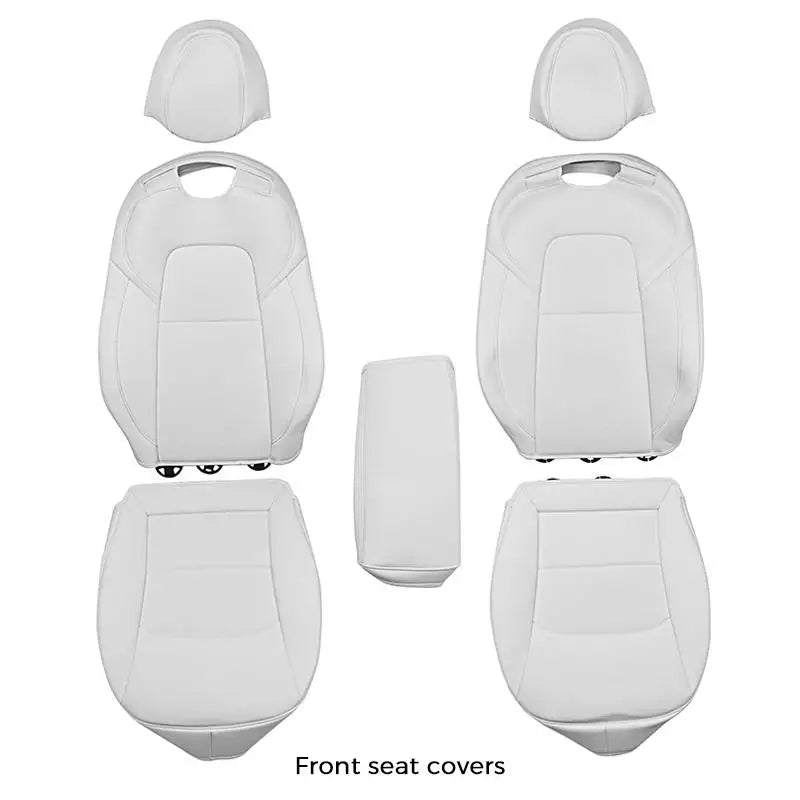 Housse de siège blanche pour Tesla Model Y