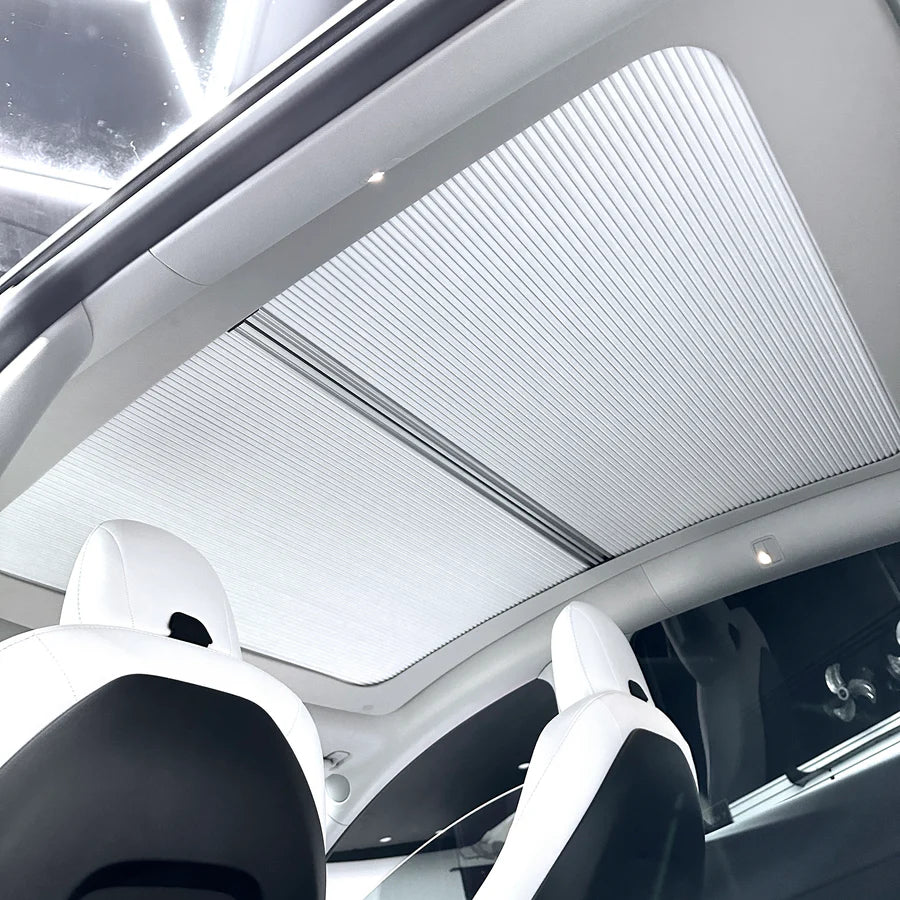 Pare-soleil rétractable pour toit panoramique pour Tesla Model Y