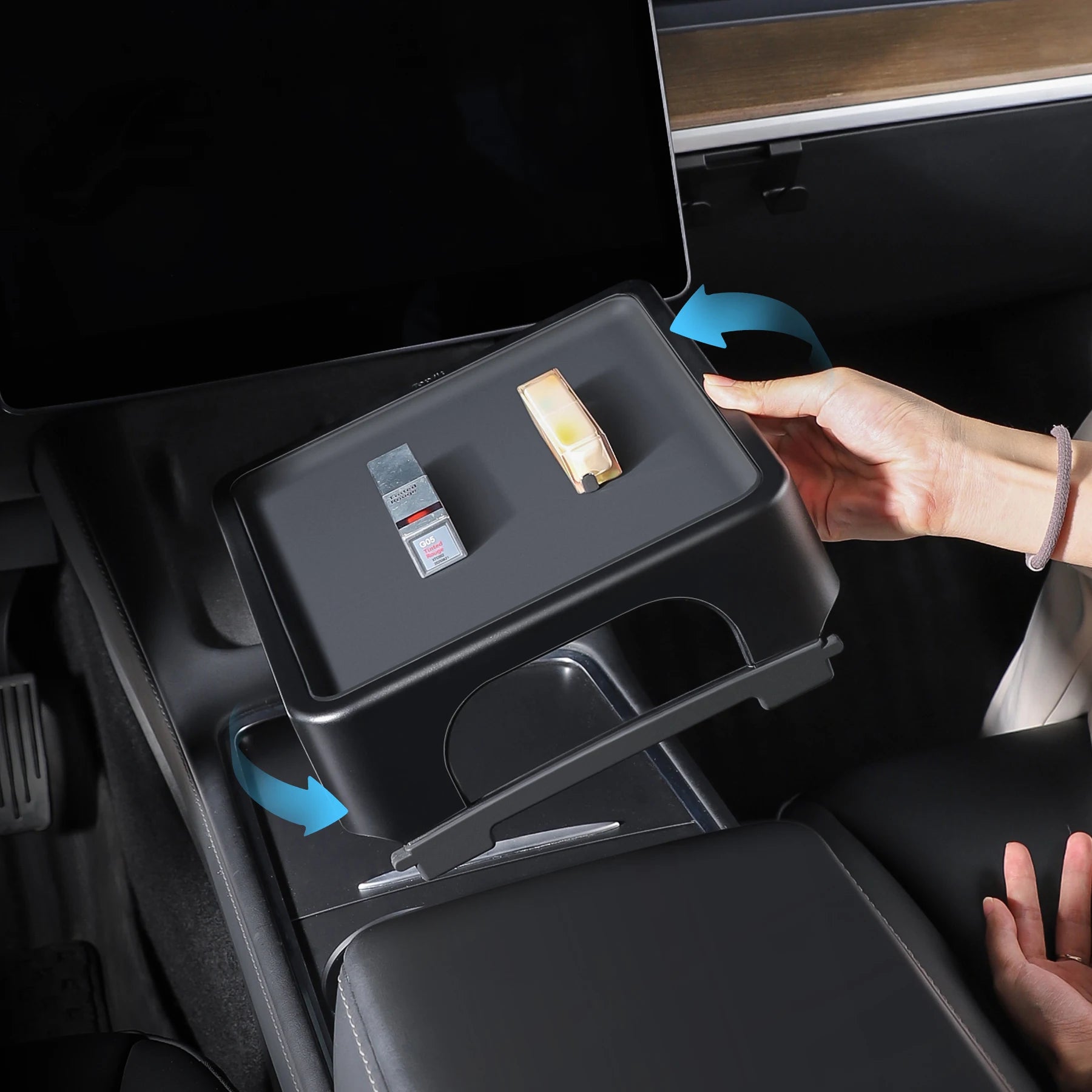 Plateau pour console centrale pour Tesla Model 3/Y