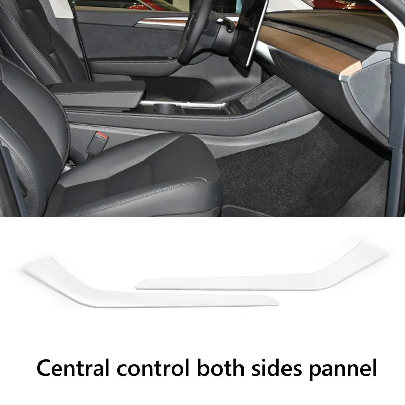Revêtement de tableau de bord blanc pour Tesla Model 3