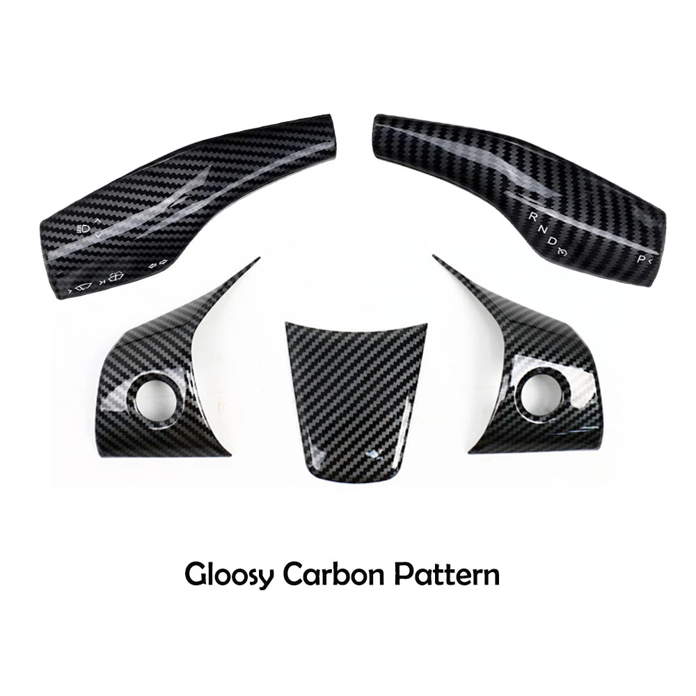 Cadre de volant fibre de carbone mat pour Tesla model 3/Y