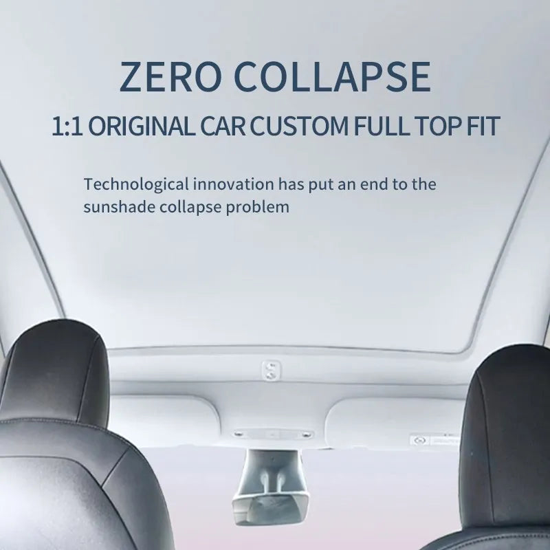 Pare-soleil de toit panoramique rétractable électrique pour Tesla Model Y