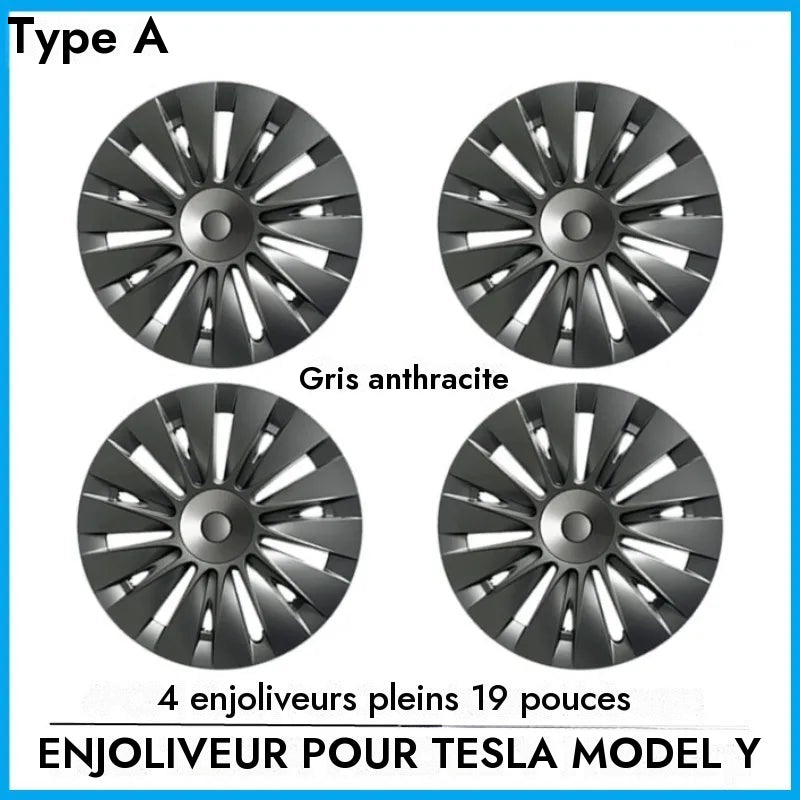 Enjoliveurs Performance 19" pour Tesla Model Y — photo 8
