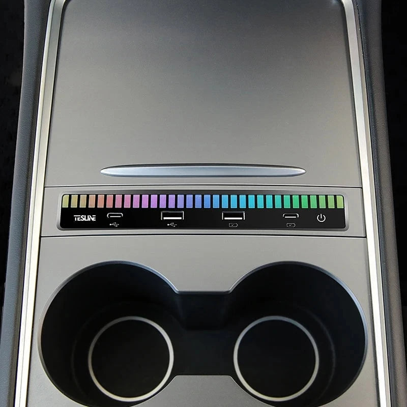 Hub Station d'accueil chargeur rapide USB pour Tesla model 3 Y — photo 3