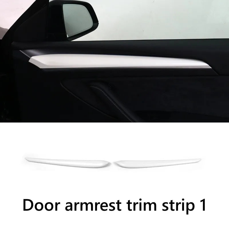 Revêtement de tableau de bord blanc pour Tesla Model Y