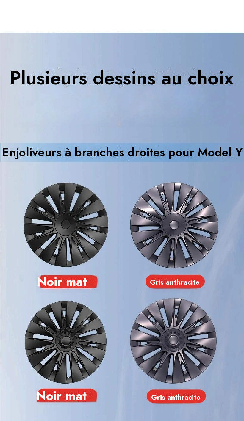 Enjoliveurs Performance 19" pour Tesla Model Y — photo 32