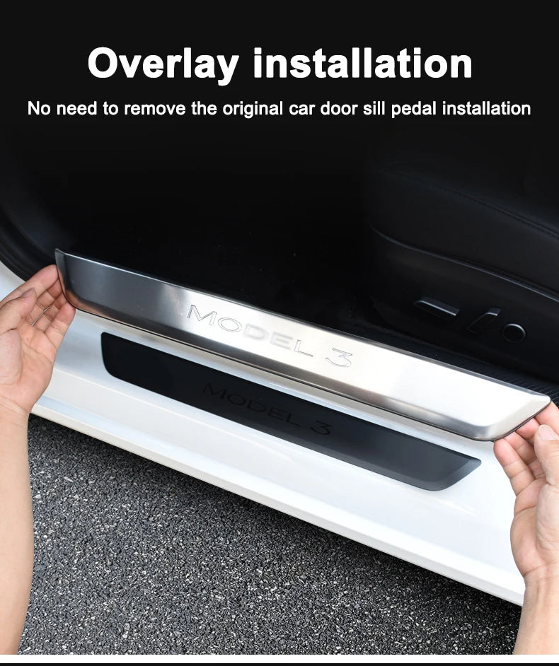 Seuil de porte rétro-éclairé Tesla Model Y