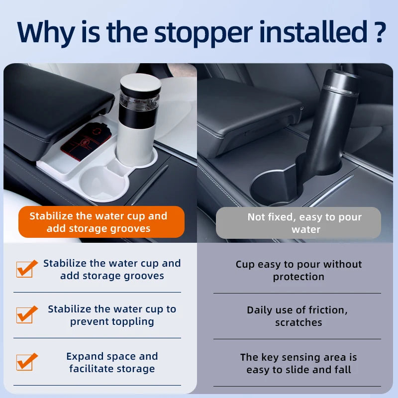 Porte-gobelet pour Tesla Model Y/3