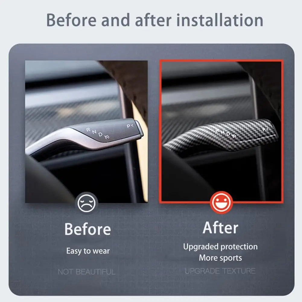 Cadre de volant fibre de carbone mat pour Tesla model 3/Y