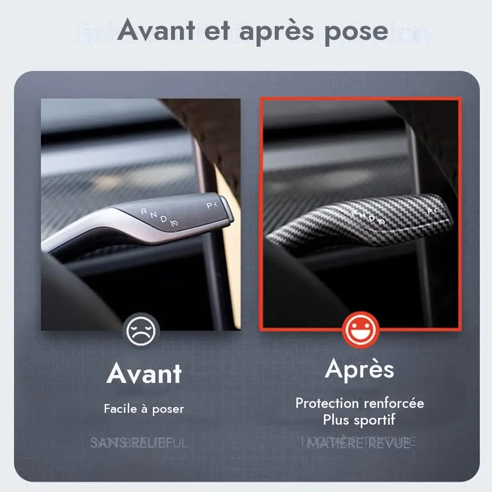 Cadre de volant fibre de carbone mat pour Tesla model 3/Y — photo 35