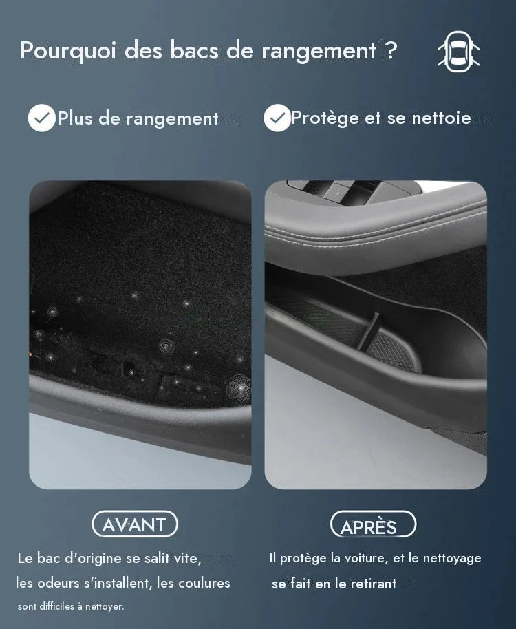 Boîte de rangement pour fentes de porte pour Tesla model 3 Highland — photo 11