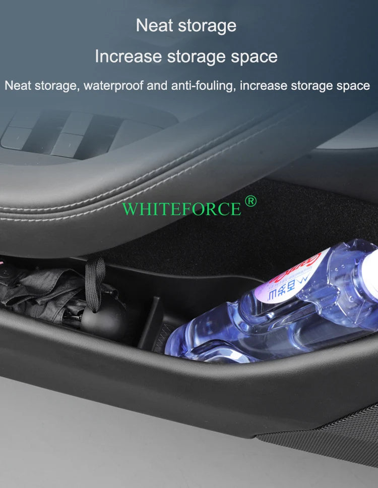 Boîte de rangement pour fentes de porte pour Tesla model 3 Highland