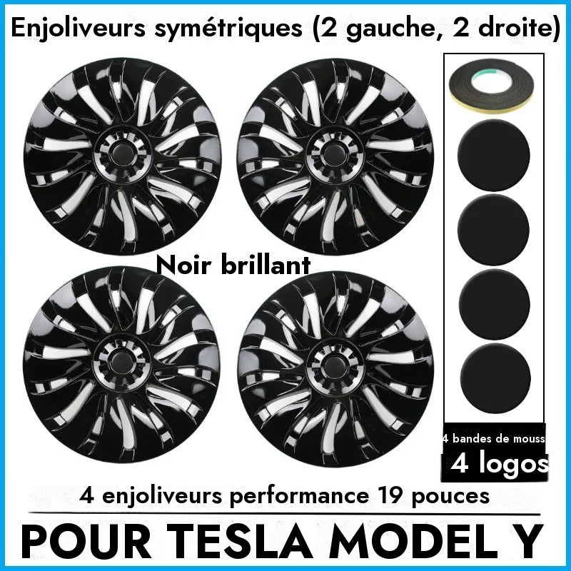 Enjoliveurs Performance 19" pour Tesla Model Y — photo 8