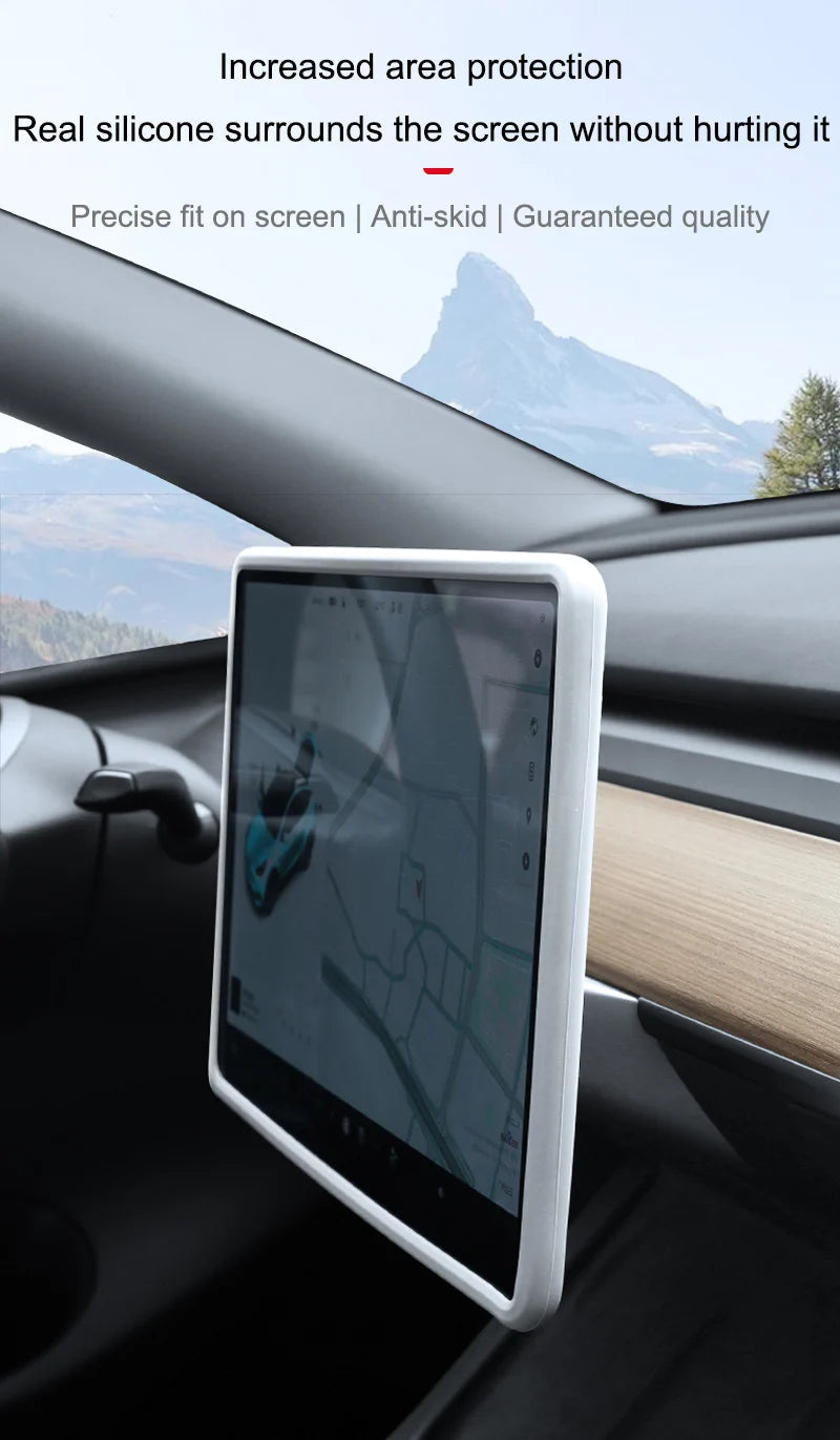 Cadre de protection en Silicone pour Tesla Model Y 3