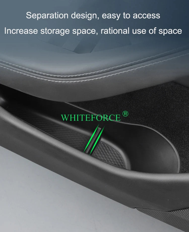 Boîte de rangement pour fentes de porte pour Tesla model 3 Highland