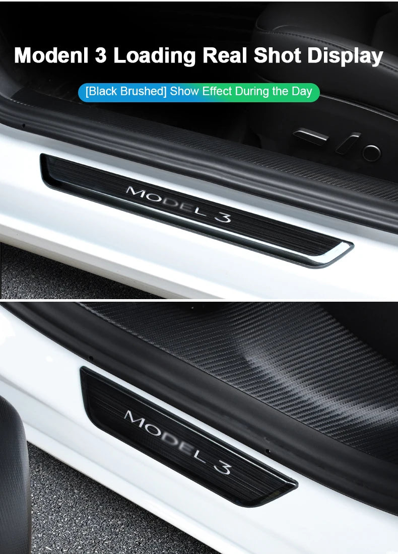 Seuil de porte rétro-éclairé Tesla Model Y