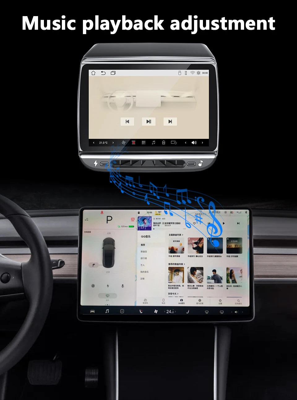 Ecran Arrière pour Tesla Model Y 3