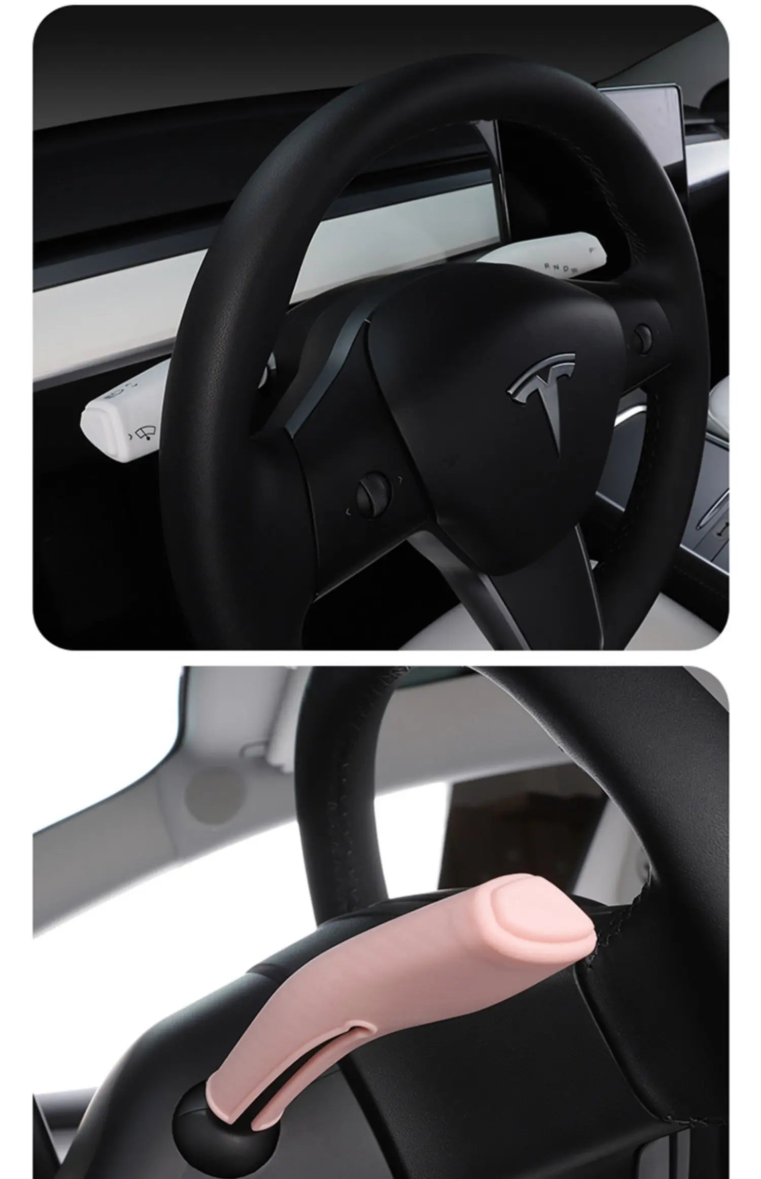 Protection de levier de vitesse en silicone pour Tesla Model Y 3 S X