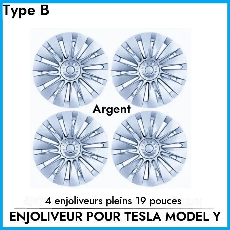 Enjoliveurs Performance 19" pour Tesla Model Y — photo 12