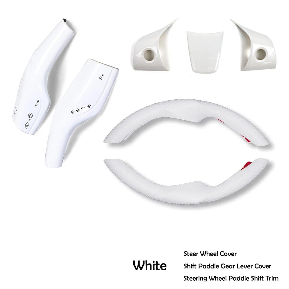 Cadre de volant fibre de carbone mat pour Tesla model 3/Y