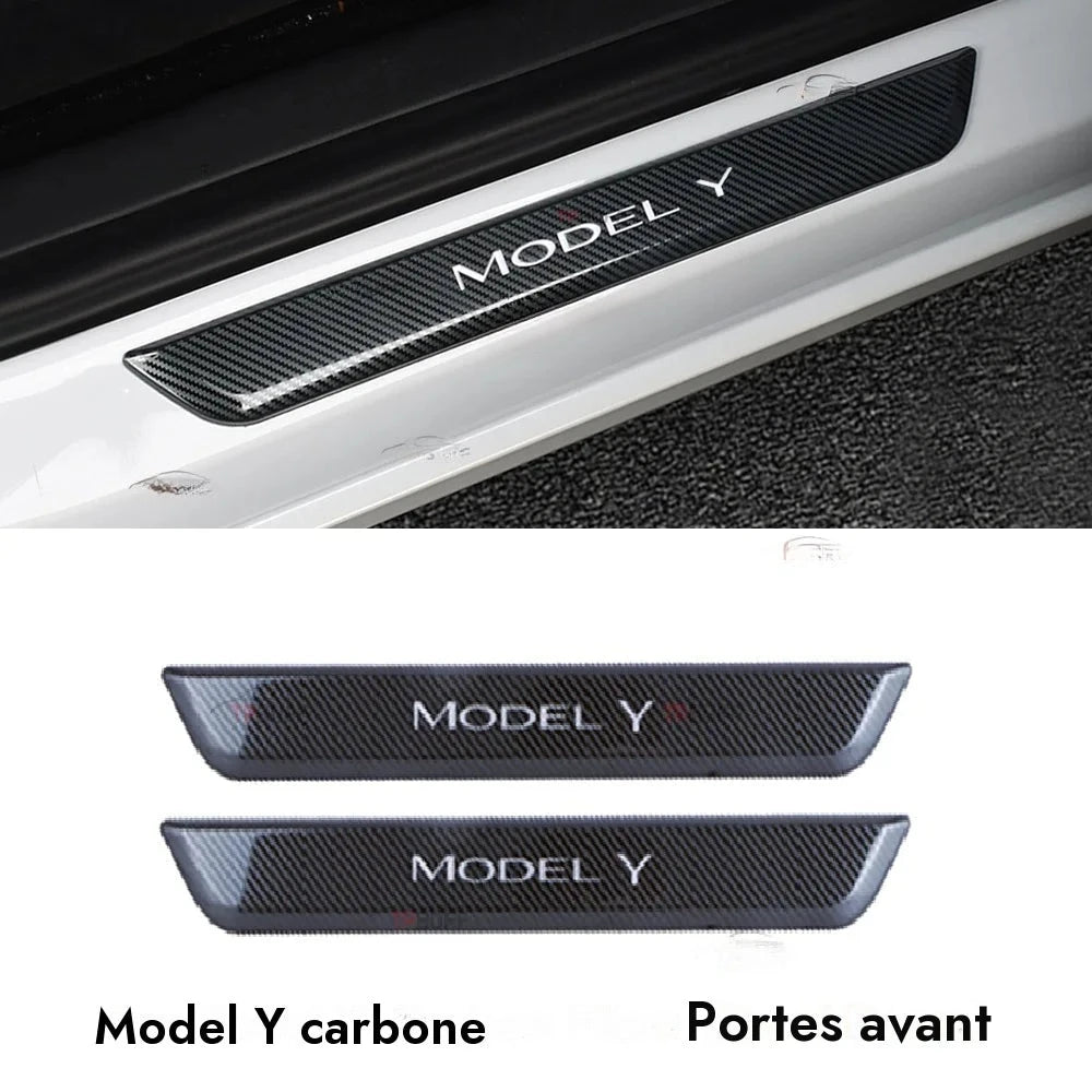 Seuil de porte rétro-éclairé Tesla Model Y — photo 8