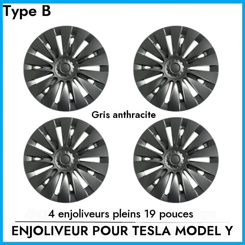 Enjoliveurs Performance 19" pour Tesla Model Y — photo 11