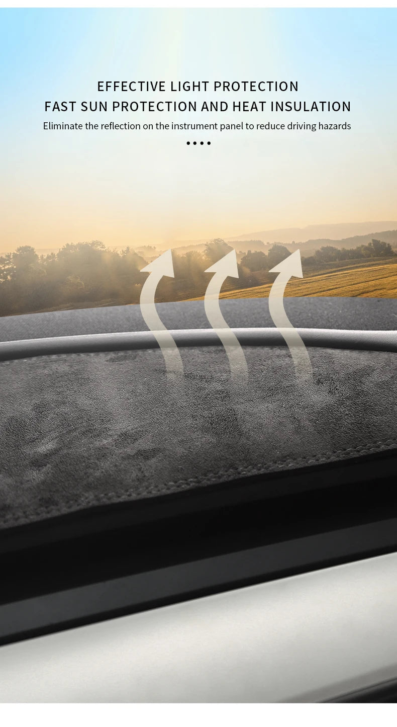 Protection solaire, isolation du tableau de bord pour Tesla Model 3 Y 2017 – 2023