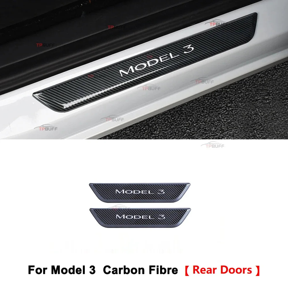 Seuil de porte rétro-éclairé Tesla Model 3