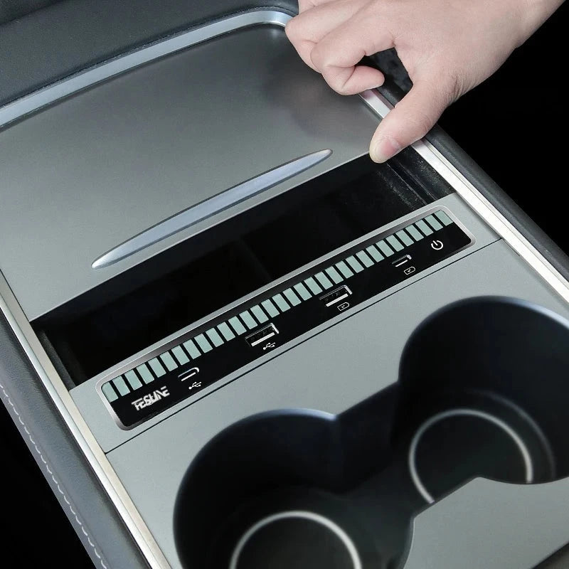 Hub Station d'accueil chargeur rapide USB pour Tesla model 3 Y — photo 2